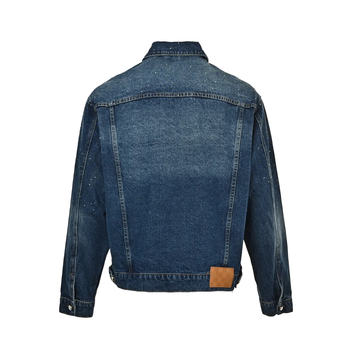 Louis Vuitton/Louis Vuitton hot diamond washed denim jacket